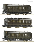 Roco 6200254 - H0 - 3-tlg. Set Personenwagen, DRG, Ep. II
